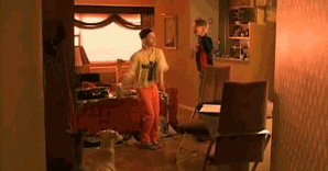 Seth Green and Macaulay Culkin dance in the movie Party Monster [gif]